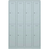 Artikelbild 1 für BISLEY Spind lichtgrau PL3050Q2645, 8 Schließfächer 120,0 x 50,0 x 180,0 cm, Artikelnummer 767291