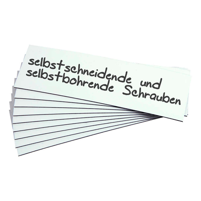 Artikelbild 3 für EICHNER Magnetschilder weiß 3,0 x 7,5 cm, 300 St., Artikelnummer 702799