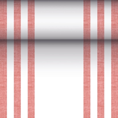 Artikelbild für PAPSTAR Tischläufer ROYAL Collection 88757 bordeaux, weiß 40,0 cm x 24,0 m, 1 Rolle, Artikelnummer 677464