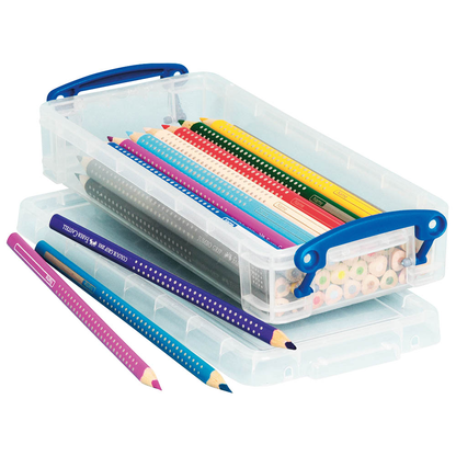 Artikelbild 3 für Really Useful Box Aufbewahrungsbox 0,55 l transparent 22,0 x 10,0 x 4,0 cm, 1 St., Artikelnummer 253799