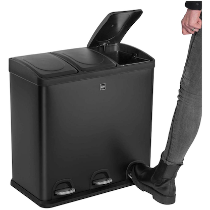 Artikelbild 5 für helit the seperator Mülltrenner 3x 20,0 l schwarz, 1 St., Artikelnummer 223619