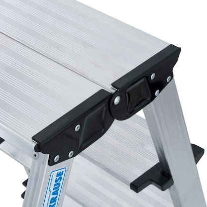 Artikelbild 5 für KRAUSE Klapptritt MONTO Treppo silber 2x 3 Stufen, H: 73,0 cm, Artikelnummer 567565