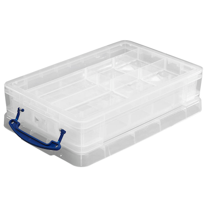 Artikelbild 12 für Really Useful Box Aufbewahrungsbox 4,0 l transparent 39,5 x 25,5 x 8,8 cm, 1 St., Artikelnummer 327849
