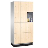 Artikelbild 1 für CP Spind Cambio lichtgrau, birke 45103-30 S10057, 12 Schließfächer 90,0 x 52,5 x 198,0 cm, Artikelnummer 172686