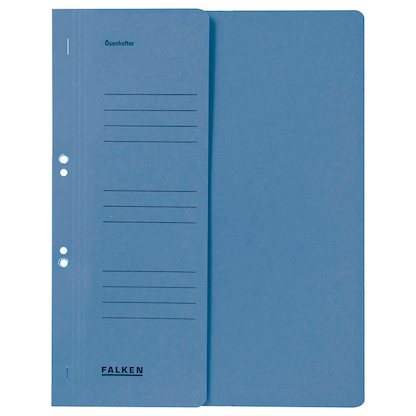 Artikelbild 2 für FALKEN Ösenhefter Karton blau DIN A4, halber Deckel, 50 St., Artikelnummer 949798