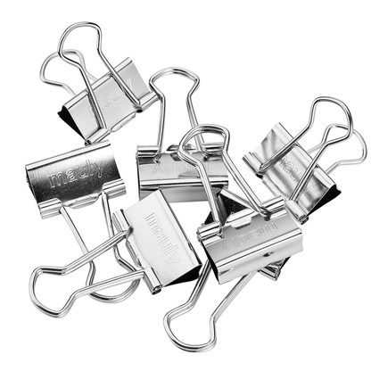 Artikelbild 3 für MAUL Foldbackklammern silber 1,9 cm, 12 St., Artikelnummer 242818
