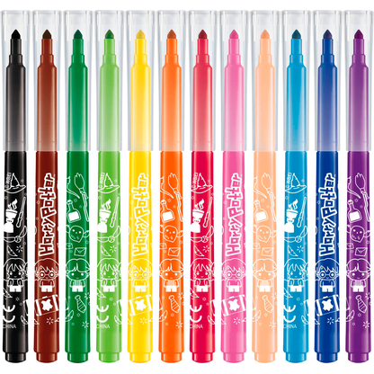 Artikelbild 2 für maped Harry Potter Filzstifte farbsortiert, 12 St., Artikelnummer 701617