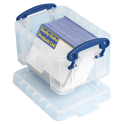 Artikelbild 4 für Really Useful Box Aufbewahrungsbox 0,3 l transparent 12,0 x 8,5 x 6,5 cm, 1 St., Artikelnummer 253781