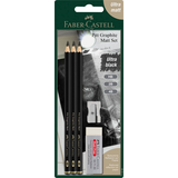 Artikelbild 1 für FABER-CASTELL Pitt Graphite Bleistift-Set HB schwarz, 1 Set, Artikelnummer 277877
