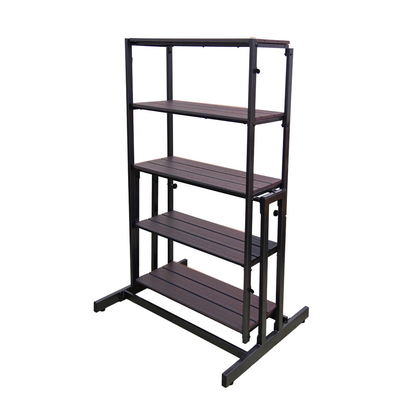 Artikelbild 2 für Garden Pleasure Blumentreppe TABORA Metall dunkelbraun rechteckig 70,2 x 131,0 cm, 1 St., Artikelnummer 285298