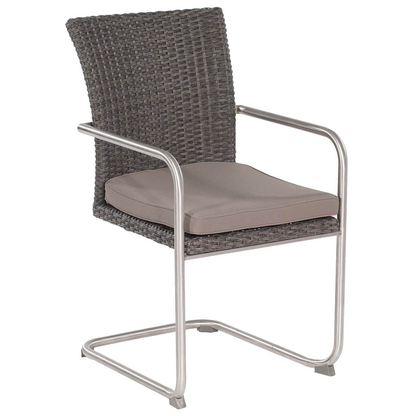 Artikelbild für Sunny Smart® Gartenstuhl mit Armlehnen Scala grau, Metall, 1 St., Artikelnummer 309052