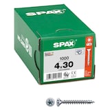 Artikelbild 1 für SPAX® Universalschrauben T20 Senkkopf WIROX 1191010400305 4 mm x 30 mm, 1.000 St., Artikelnummer 395219