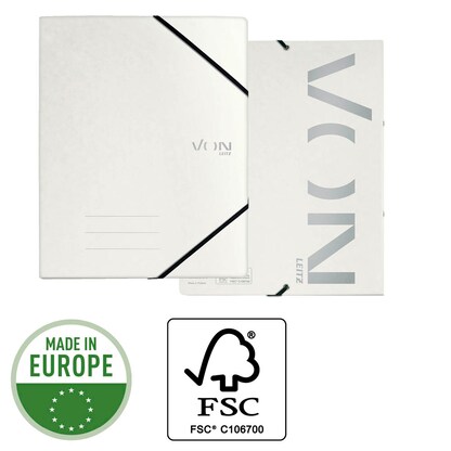 Artikelbild 8 für VON LEITZ Ringbuch 2-Ringe weiß 2,5 cm DIN A4, 1 St., Artikelnummer 635259