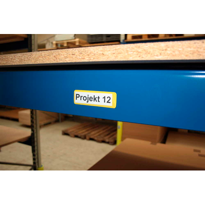 Artikelbild 4 für EICHNER Etikettentaschen gelb 12,0 x 4,0 cm, 50 St., Artikelnummer 702849