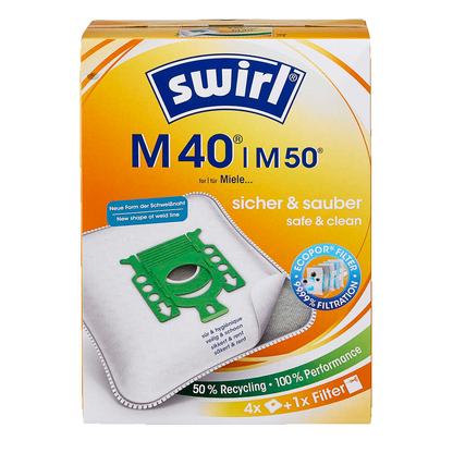 Artikelbild 3 für swirl® MicroPor® Plus M 40 Staubsaugerbeutel, 4 St., Artikelnummer 259036