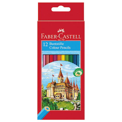 Artikelbild 3 für FABER-CASTELL CASTLE Buntstifte farbsortiert, 12 St., Artikelnummer 685529