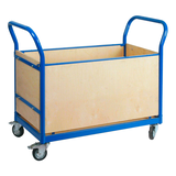 Artikelbild 1 für SZ Metall Transportwagen blau 100,0 x 50,0 x 90,0 cm bis 250,0 kg, Artikelnummer 117010