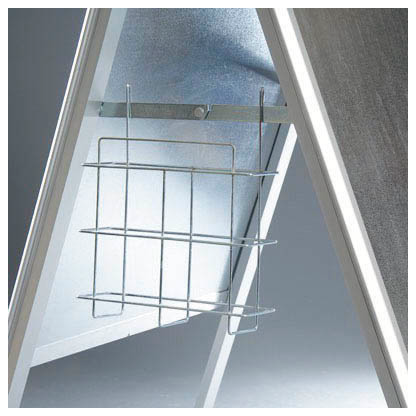 Artikelbild für FRANKEN Prospektkorb für Plakatständer 22,0 x 6,5 x 30,0 cm, Artikelnummer 570477