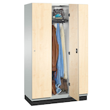 Artikelbild 1 für CP Spind Cambio lichtgrau, birke 45100-32 S10094, 3 Schließfächer 120,0 x 52,5 x 198,0 cm, Artikelnummer 172698