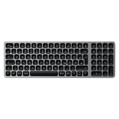 Artikelbild für SATECHI Compact Backlit Bluetooth Tastatur kabellos grau, silber, Artikelnummer 685323