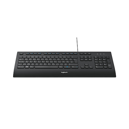 Artikelbild für Logitech Corded Keyboard K280e Tastatur kabelgebunden schwarz, Artikelnummer 447351