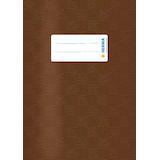 Artikelbild 1 für HERMA Heftumschlag mit Baststruktur braun Kunststoff DIN A5, 1 St., Artikelnummer 831832