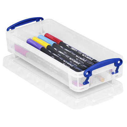 Artikelbild 4 für Really Useful Box Aufbewahrungsbox 0,55 l transparent 22,0 x 10,0 x 4,0 cm, 1 St., Artikelnummer 253799