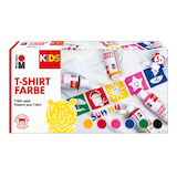 Artikelbild 1 für Marabu KiDS Stoffmalfarben farbsortiert 6 x 80,0 ml, 6 St., Artikelnummer 223049