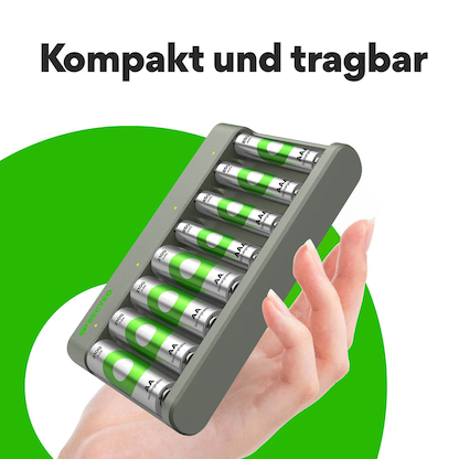 Artikelbild 6 für GP Basic E821U 8-Port USB-Akku-Ladegerät inkl. Akkus, Artikelnummer 255297