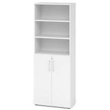 Artikelbild 1 für HAMMERBACHER Regalschrank 968T3, V968T3/W/W/BS weiß 80,0 x 42,0 x 215,6 cm, 1 St., Artikelnummer 993168