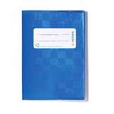 Artikelbild 1 für HERMA Heftumschläge blau Kunststoff DIN A6, 1 St., Artikelnummer 608616