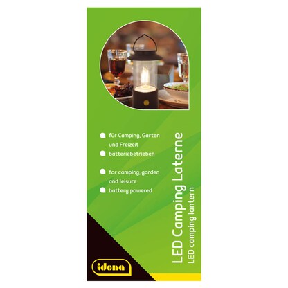 Artikelbild 6 für Idena 50125 LED Campinglampe schwarz, 1 St., Artikelnummer 627889