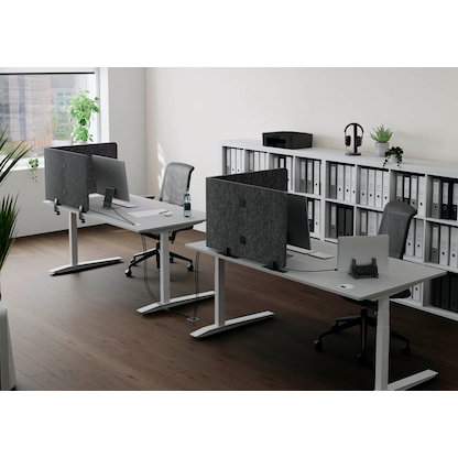 Artikelbild 6 für DURABLE Tischtrennwand EFFECT 313558, anthrazit 160,0 x 50,0 cm, 1 St., Artikelnummer 654099