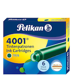 Artikelbild 1 für Pelikan Tintenpatronen für Füller 4001 TP/6 dunkelgrün, 6 St., Artikelnummer 682363