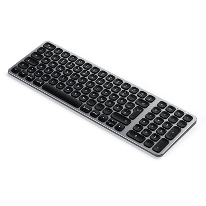 Artikelbild 3 für SATECHI Compact Backlit Bluetooth Tastatur kabellos grau, silber, Artikelnummer 685323