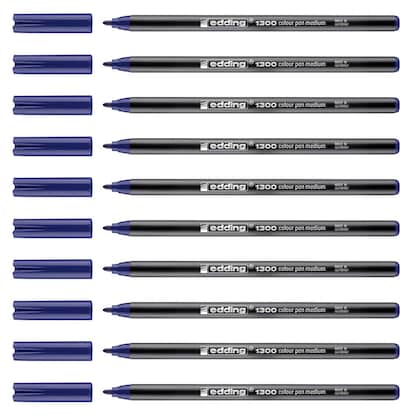Artikelbild für edding 1300 Filzstifte blau, 10 St., Artikelnummer 311829
