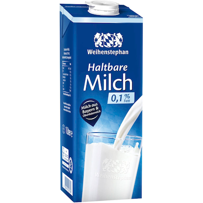 Artikelbild 2 für Weihenstephan Milch 0,1 % 12x 1,0 l, Artikelnummer 509259