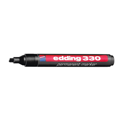 Artikelbild 3 für edding 330 Permanentmarker schwarz 1,0 - 5,0 mm, 10 St., Artikelnummer 420109