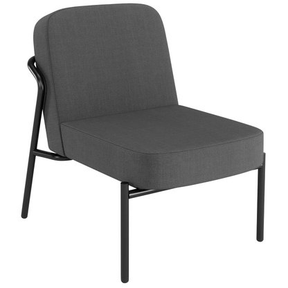 Artikelbild für medso powered by PAPERFLOW Sessel MEDSO S Rund anthrazit schwarz Stoff 58,0 x 74,3 x 73,6 cm, 1 St., Artikelnummer 522119