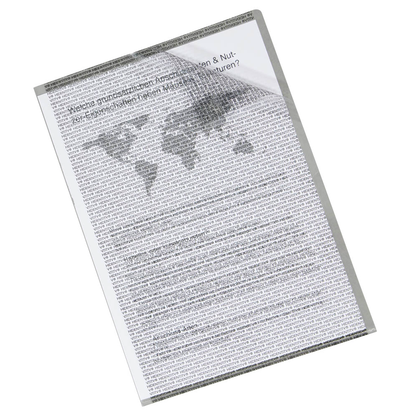 Artikelbild 2 für HIDENTITY® Sichthüllen DIN A4 transparent glatt 0,12 mm, 10 St., Artikelnummer 400085