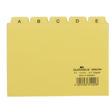 Artikelbild 1 für DURABLE Karteikartenregister A-Z gelb, Artikelnummer 138693