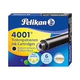 Artikelbild 1 für Pelikan Tintenpatronen für Füller 4001 TP/6 brillant-schwarz, 6 St., Artikelnummer 682472