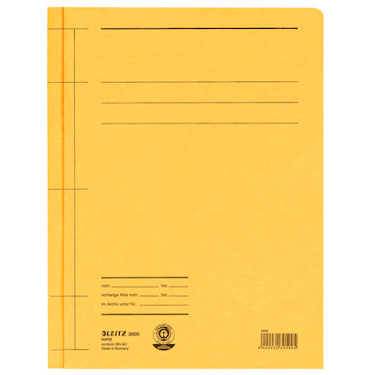 Artikelbild 2 für LEITZ Schnellhefter 3000 Karton gelb DIN A4, 25 St., Artikelnummer 665828