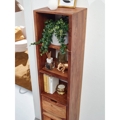 Artikelbild 6 für WOHNLING Wandregal sheesham 35,0 x 30,0 x 150,0 cm, 1 St., Artikelnummer 909277