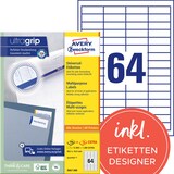 Artikelbild 1 für AVERY Zweckform Etiketten 3667-200 weiß 48,5 x 16,9 mm, 220 Blatt, Artikelnummer 341818
