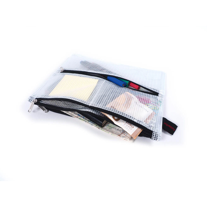 Artikelbild 7 für FolderSys Reißverschlussbeutel DIN A5 transparent/schwarz 0,15 mm, 1 St., Artikelnummer 357343