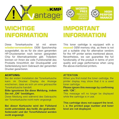 Artikelbild 7 für KMP XVantage® schwarz Toner kompatibel zu HP 207X (W2210X), Artikelnummer 344209