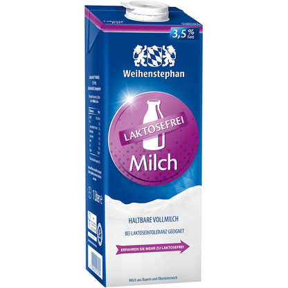 Artikelbild 2 für Weihenstephan LAKTOSEFREI Milch 3,5 % 12x 1,0 l, Artikelnummer 509267