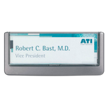 Artikelbild 1 für DURABLE Türschild CLICK SIGN Kunststoff grau 14,9 x 5,25 cm, 1 St., Artikelnummer 141531