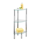 Artikelbild 1 für WENKO Badregal Yago silber 30,0 x 30,0 x 74,0 cm, Artikelnummer 529002